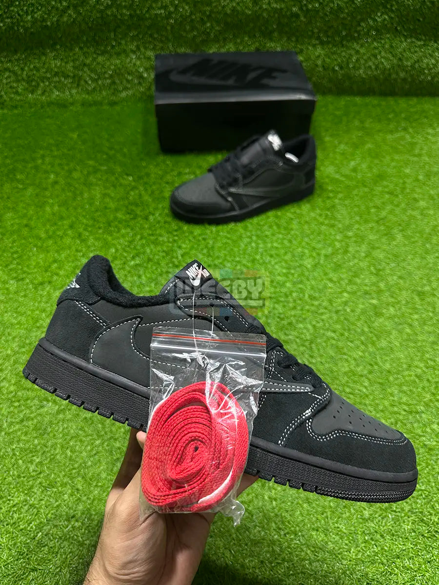 J1 (Low) x Travis Scott (Phantom) (Suede Edition) (Original Quality 1:1) - Image 4