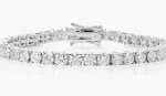 Luxury Diamond Tennis Bracelet with High-Shine Stones