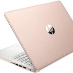 HP Stream 14 HD Laptop (2021) – Intel Celeron N4020, 4GB RAM, 64GB eMMC, 14-Inch HD Display, Intel UHD Graphics 600, Windows 10 S, Rose Gold