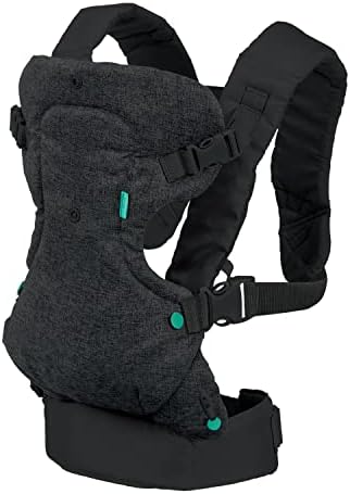 41Vif0U9owL._AC_SY879_ Infantino Flip Advanced 4-in-1 Convertible Baby Carrier – Adjustable Ergonomic Design, Gray, One Size - Image 1