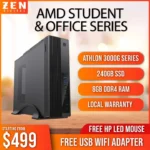Z3N Home & Office Desktop Computer – Reliable Desktop PC for Work, Study & Everyday Use, Includes Free Wi-Fi USB Adapter